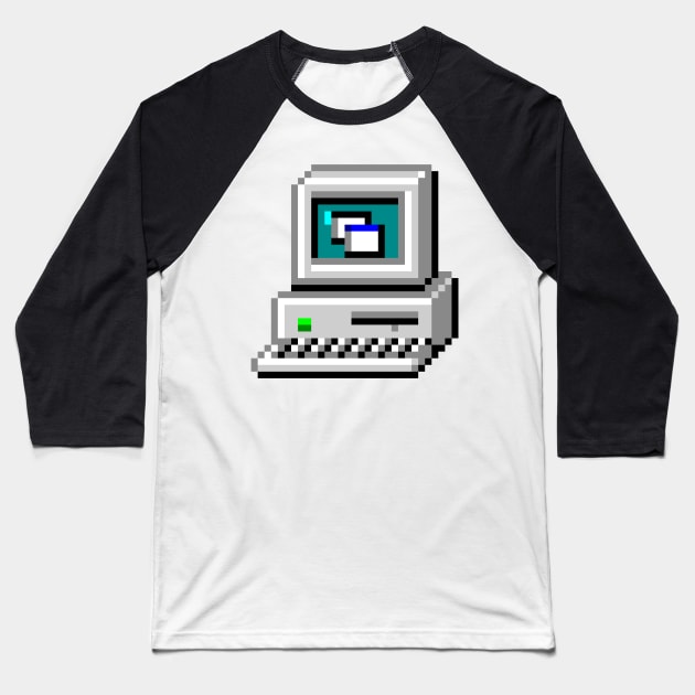 My Computer - Windows 95 Baseball T-Shirt by MalcolmDesigns